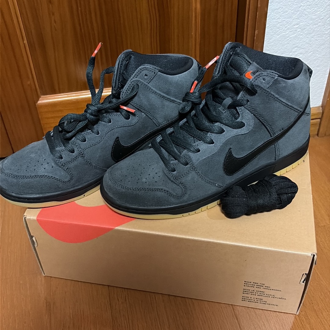 Nike SB Dunk High Orange Label "Dark Grey" 
