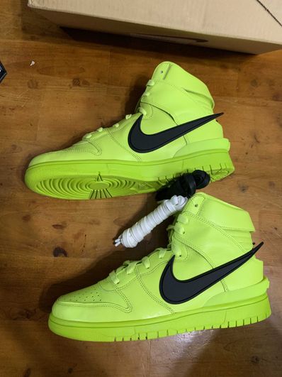 Ambush × Nike Dunk High "Flash Lime"