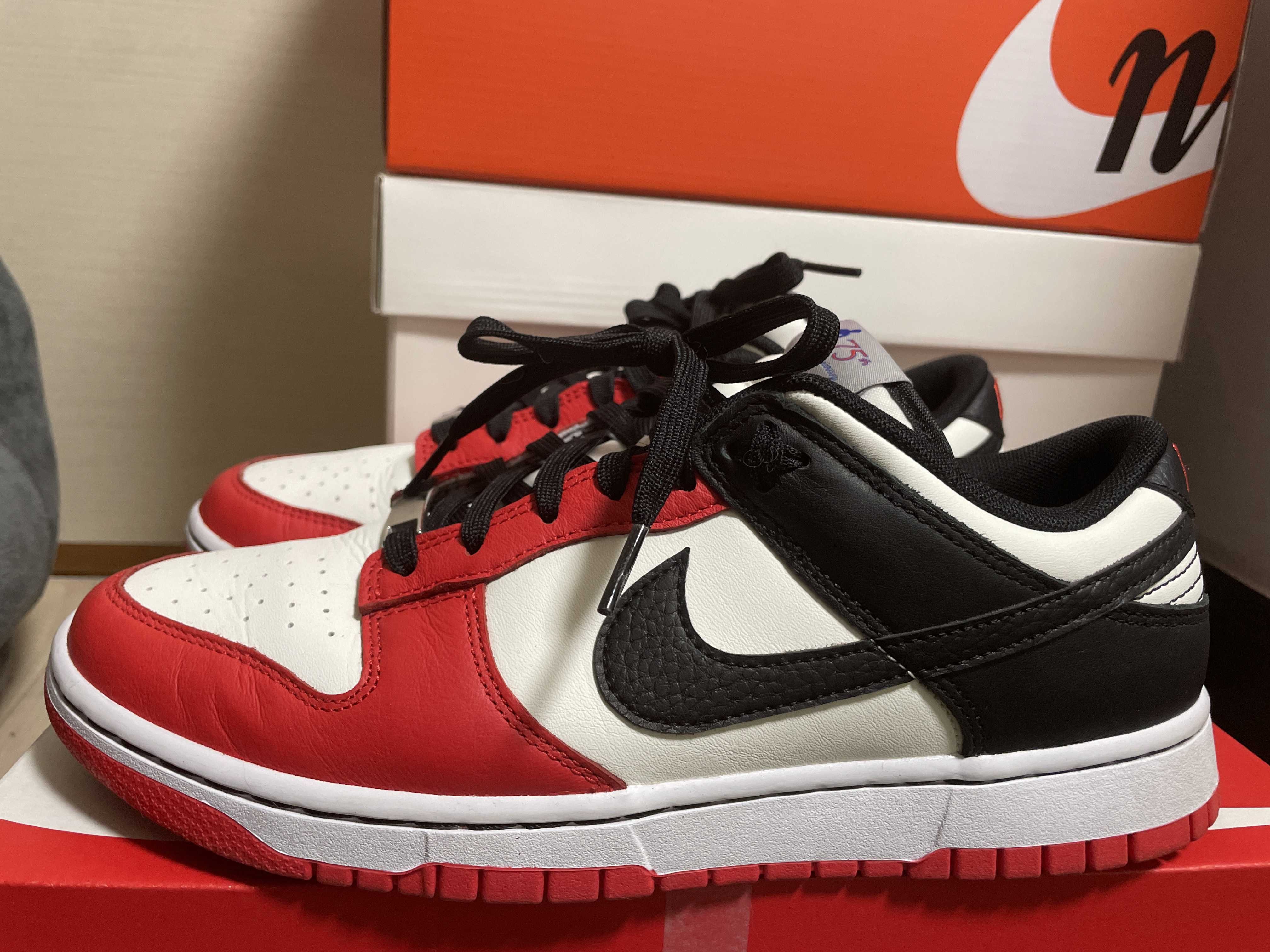 NBA × Nike Dunk Low EMB 75th Anniversary "Chicago Bulls"