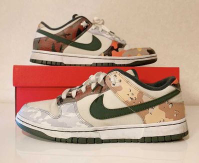 Nike Dunk Low "Sail Multi Camo"