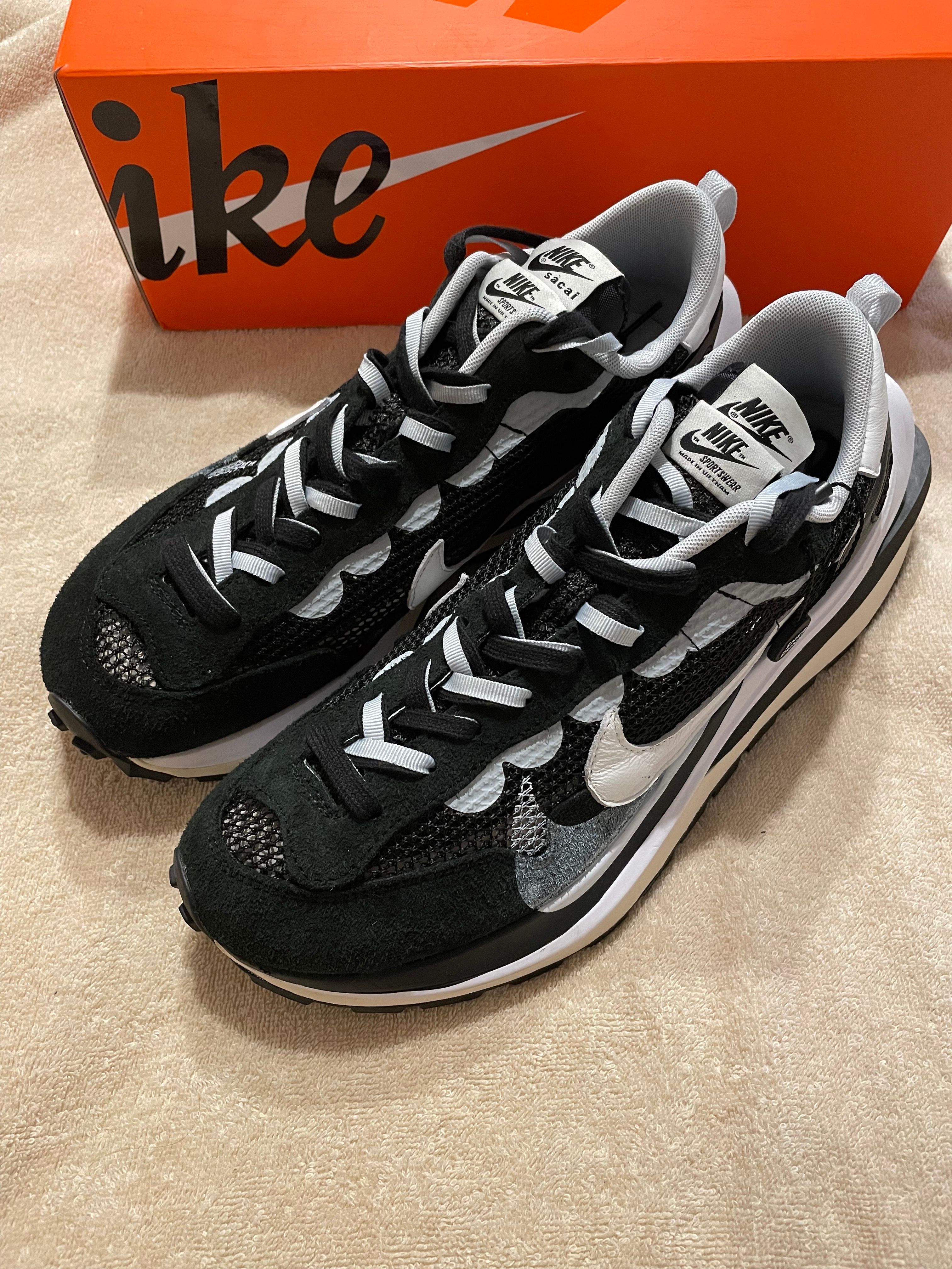 sacai × Nike Vapor Waffle "Black and White"