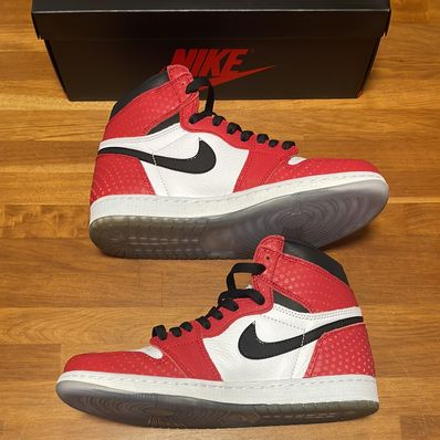 Spiderman × Nike Air Jordan 1 Origin Story "Gym Red/White/Photo Blue/Black"