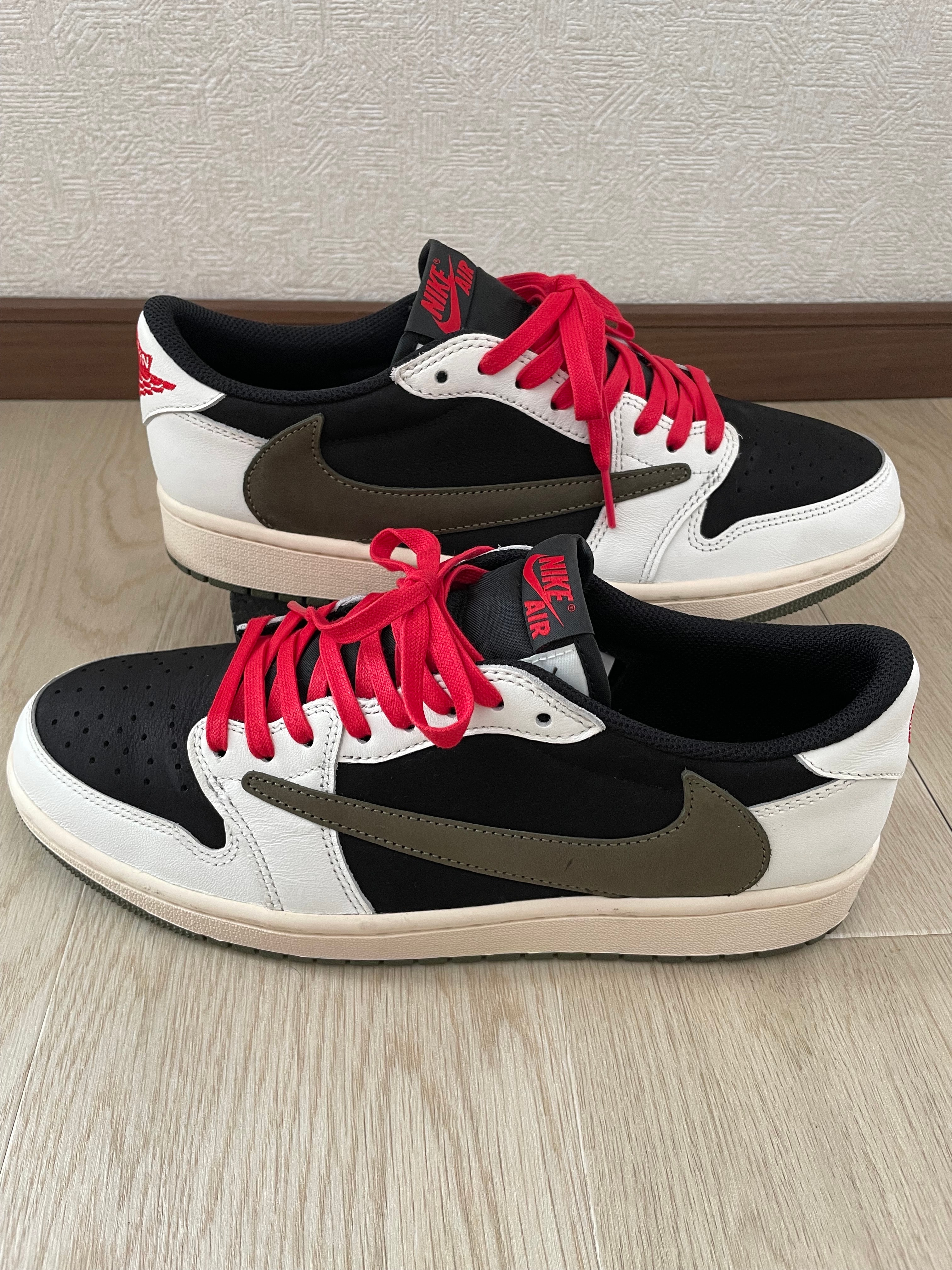 Travis Scott × Nike Women's Air Jordan 1 Low OG "Medium Olive"