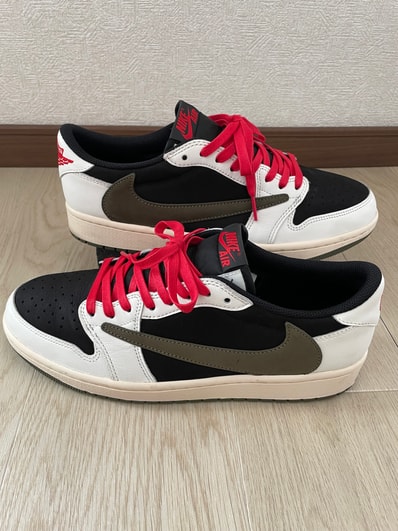 Travis Scott × Nike Women's Air Jordan 1 Low OG "Medium Olive"