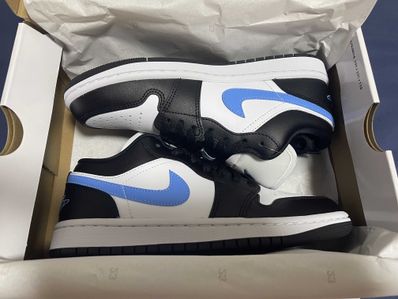 Nike Women's Air Jordan 1 Low "Black/University Blue"