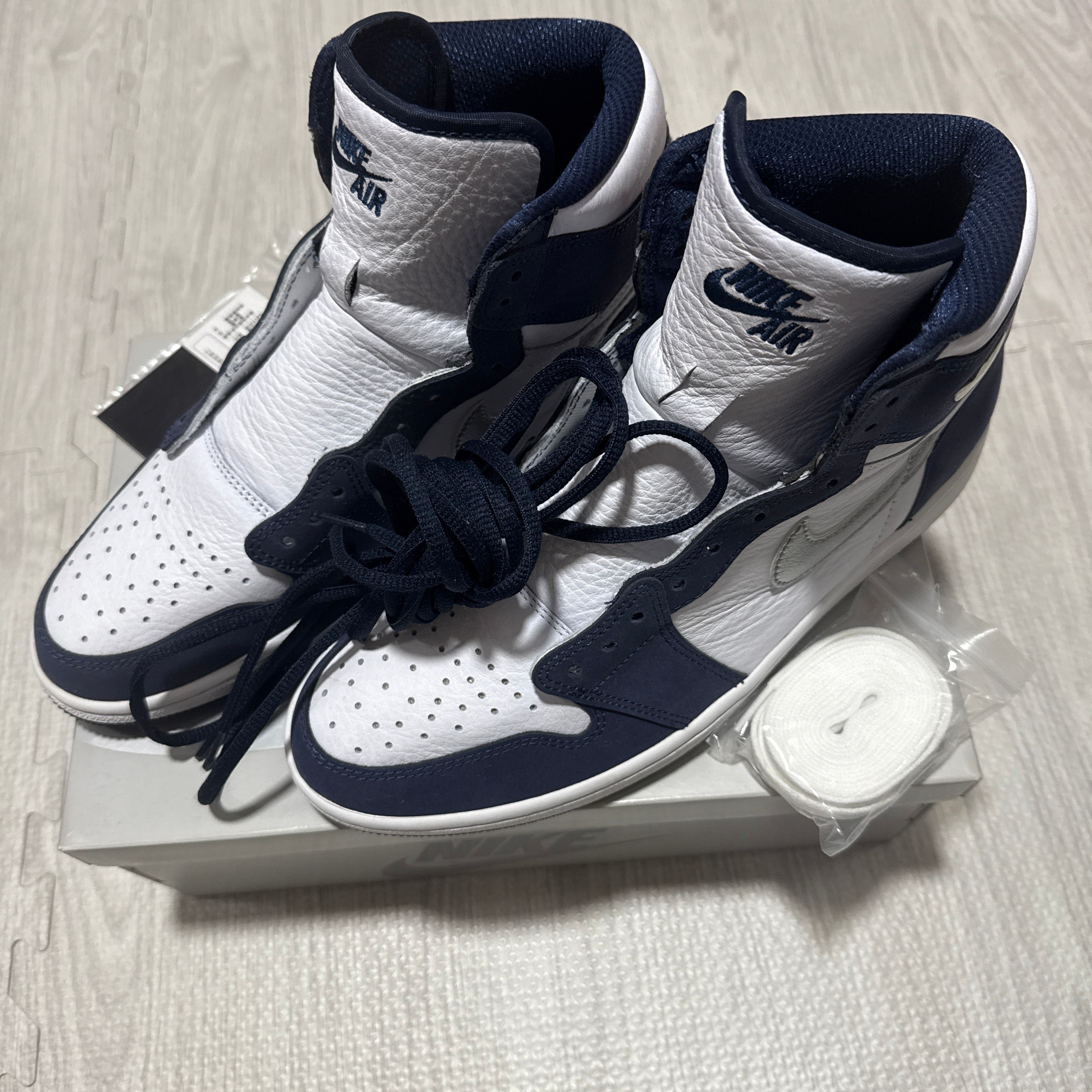 Nike Air Jordan 1 High OG CO.JP "White/Midnight Navy" (2020)(ブリーフケースなし)