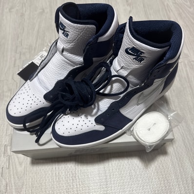Nike Air Jordan 1 High OG CO.JP "White/Midnight Navy" (2020)(ブリーフケースなし)