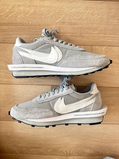 Fragment × sacai × Nike LD Waffle "Light Smoke Grey"