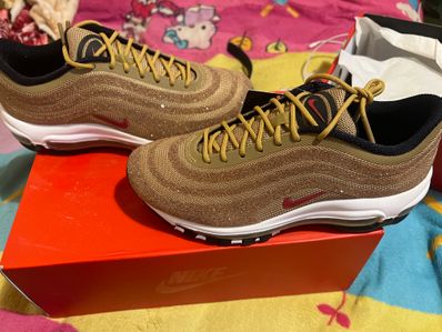 Nike air max 2025 97 metallic gold swarovski