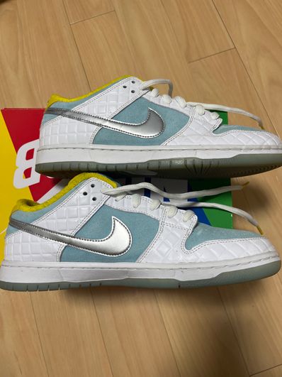 FTC × Nike SB Dunk Low "White/Blue"