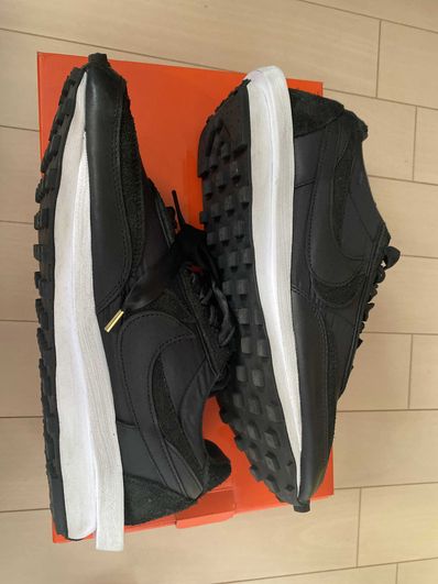 sacai × Nike LDV Waffle "Triple Black"