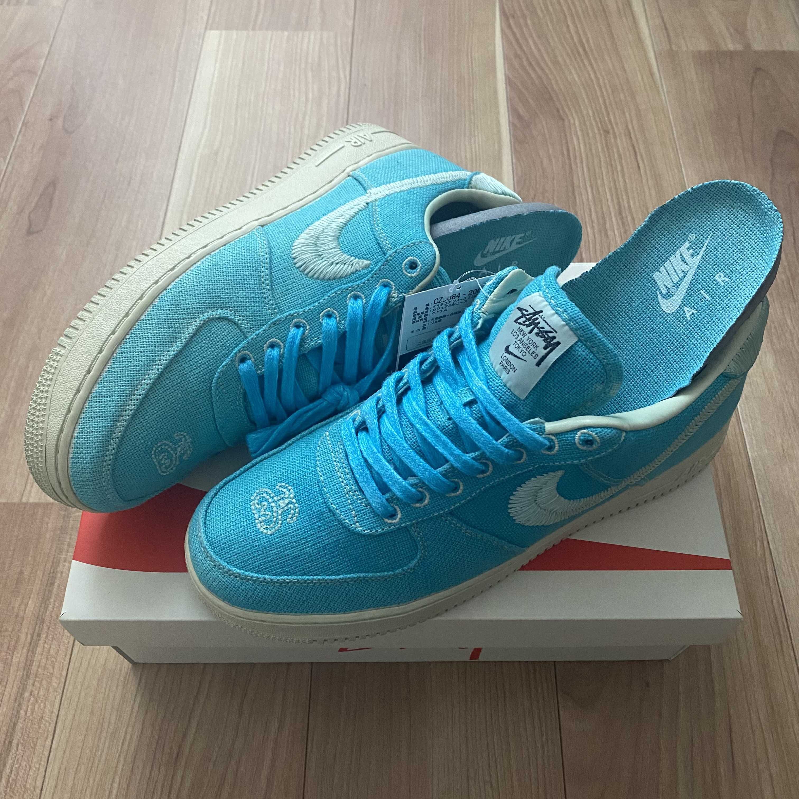 Stussy × Nike Air Force 1 Low "Fossil Stone"