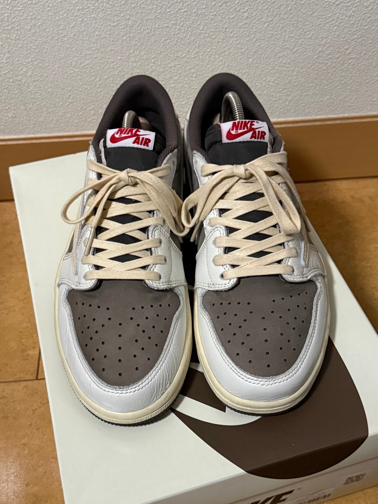 Travis Scott × Nike Air Jordan 1 Low OG SP "Reverse Mocha/Sail and Ridgerock"