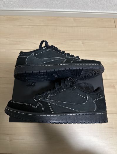 Travis Scott × Nike Air Jordan 1 Low OG SP "Black Phantom"