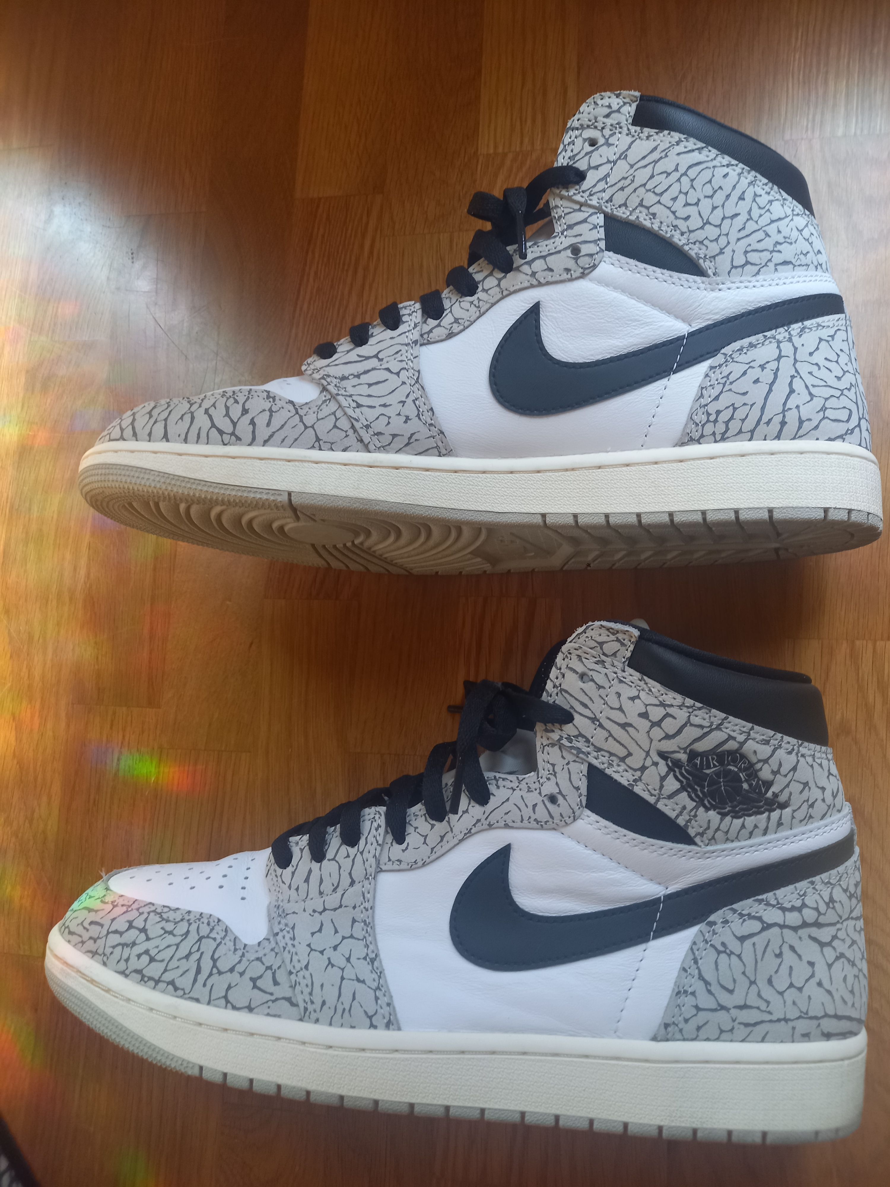 Nike Air Jordan 1 High OG "White Cement/Safari"