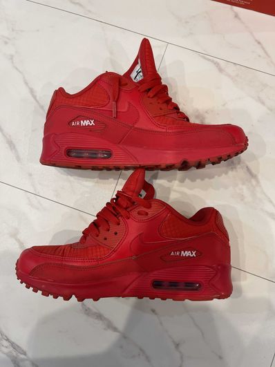 NIKE AIR MAX 90 ESSENTIAL "UNIVERSITY RED"