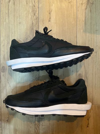 sacai × Nike LDV Waffle "Triple Black"