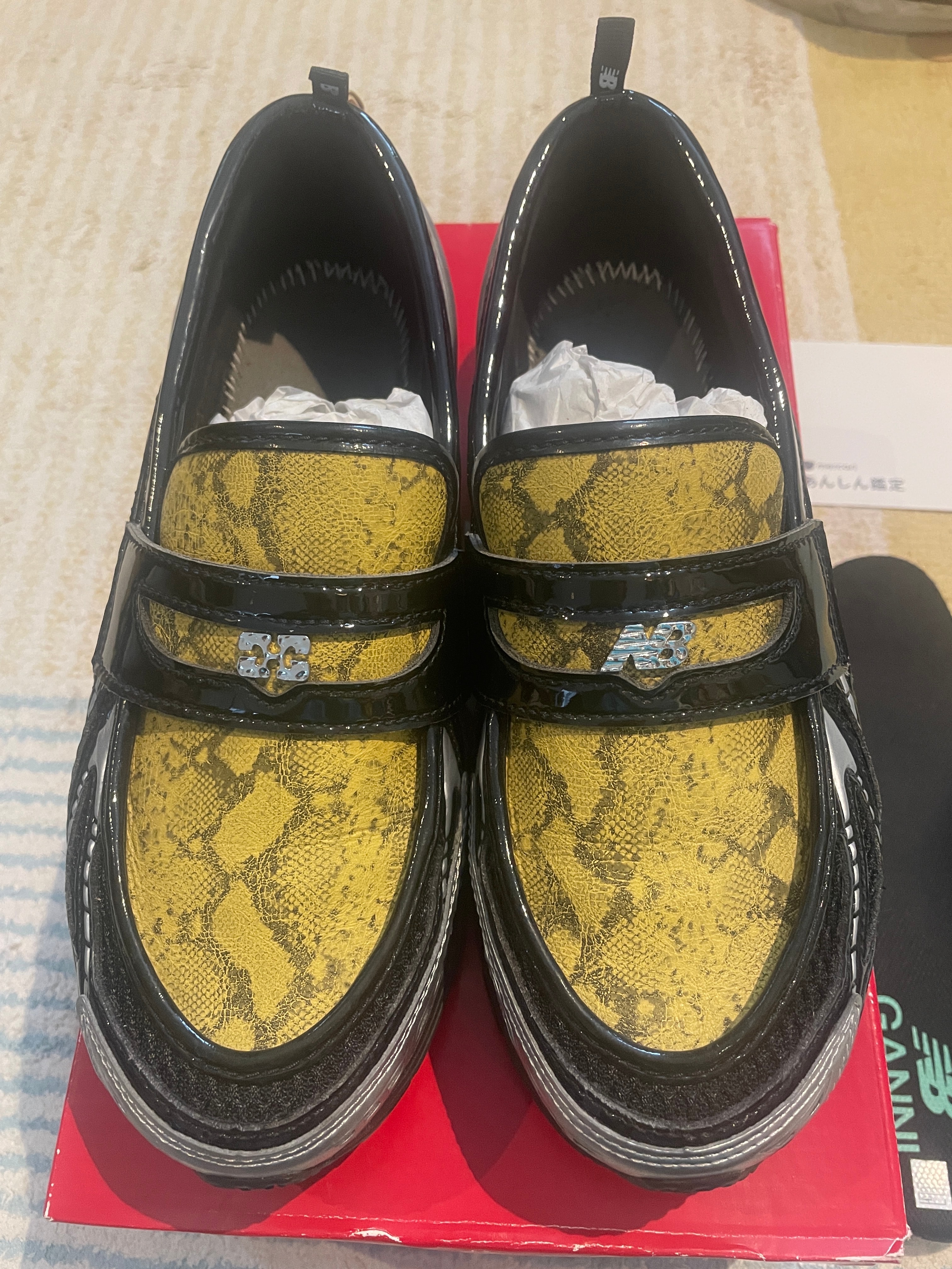 GANNI × New Balance 1906L "Fall Leaf/Black/Snakeskin"