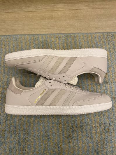 KITH Classics × adidas Samba "Cloud White/Off White/Orbit Grey"