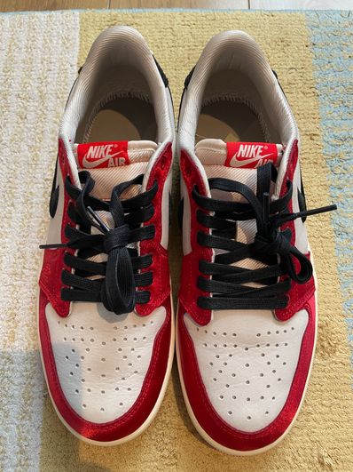 Trophy Room × Nike Air Jordan 1 Low OG "Sail and Varsity Red"