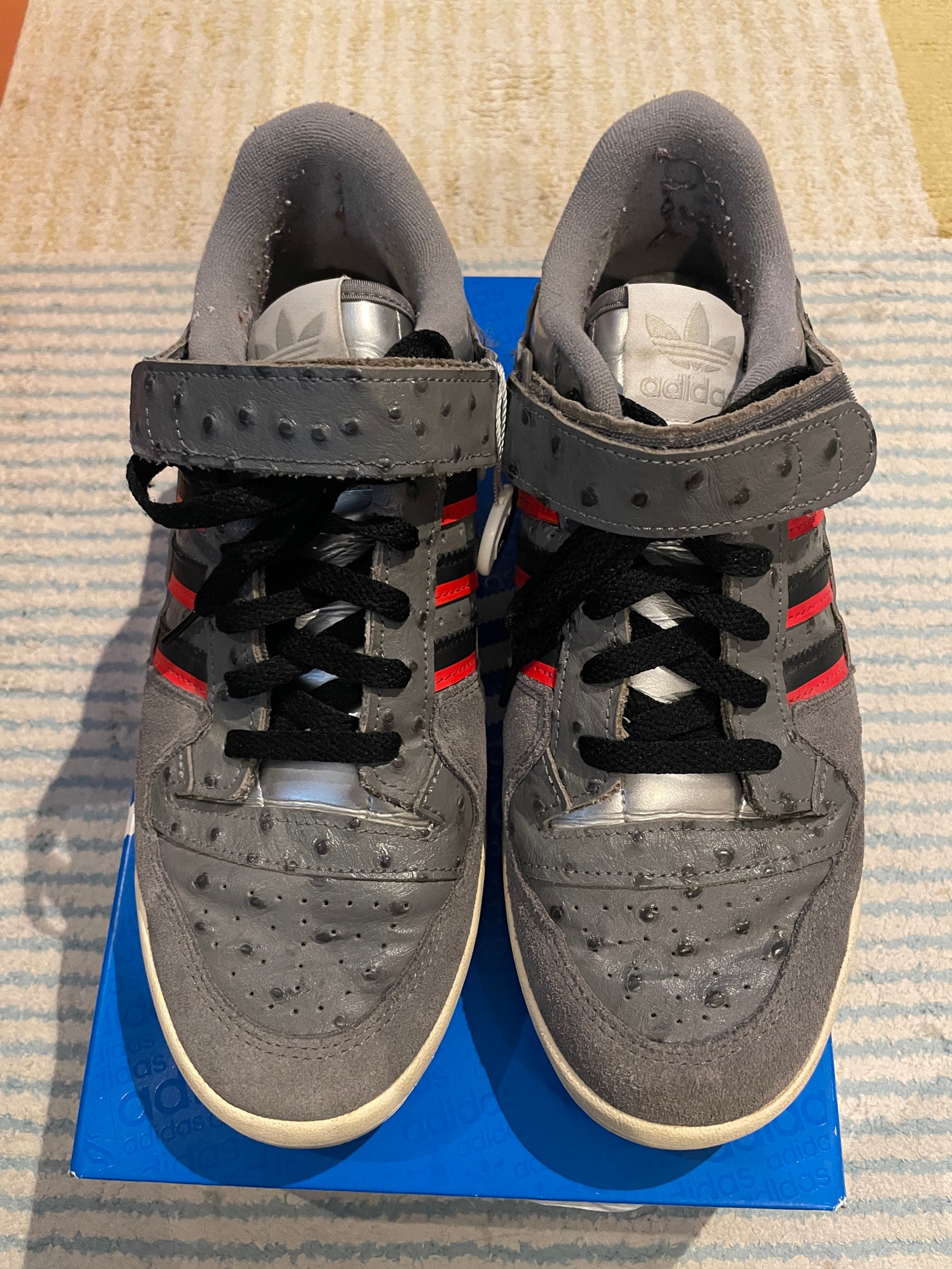 mita sneakers × adidas Forum 84 Low "Ostrich"