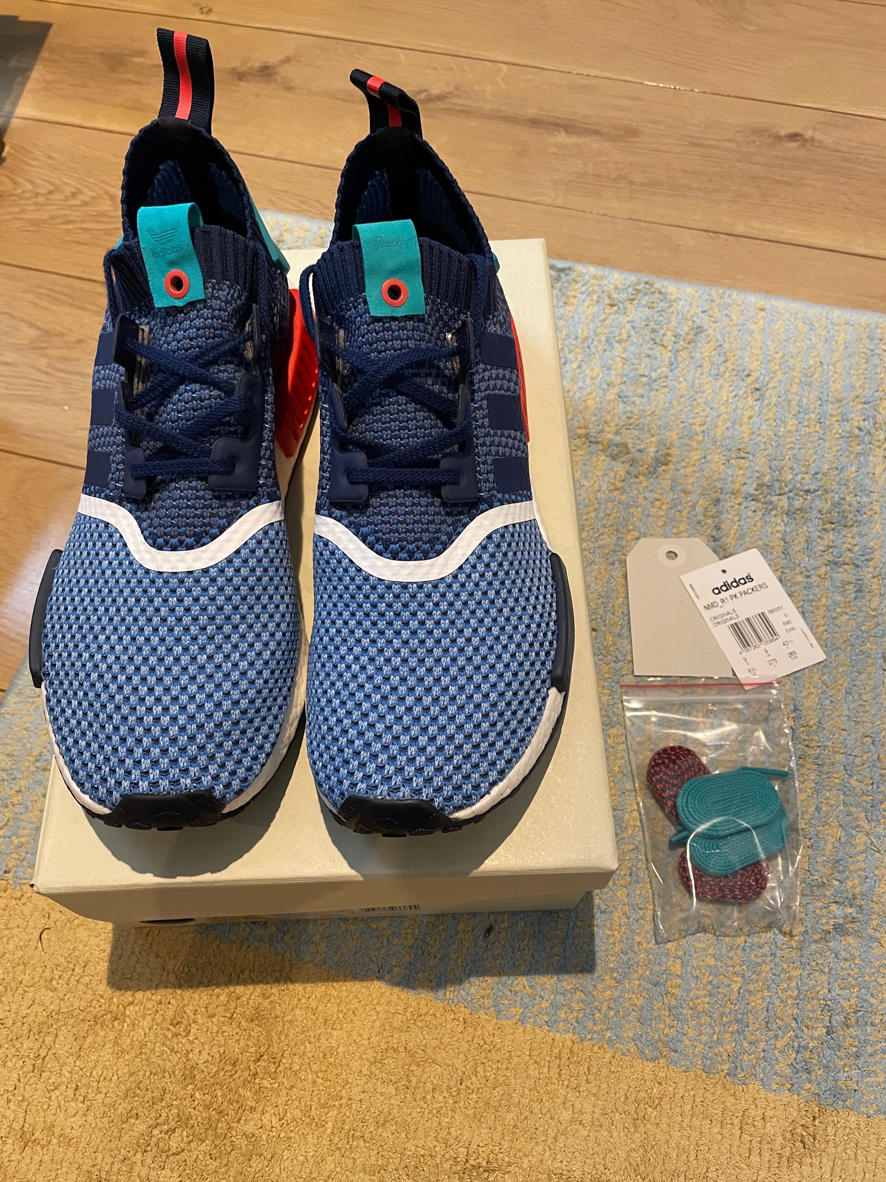Packer Shoes × adidas NMD R1 "Light Blue/Indigo/Turquoise/Red"