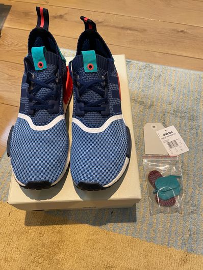 Packer Shoes × adidas NMD R1 "Light Blue/Indigo/Turquoise/Red"