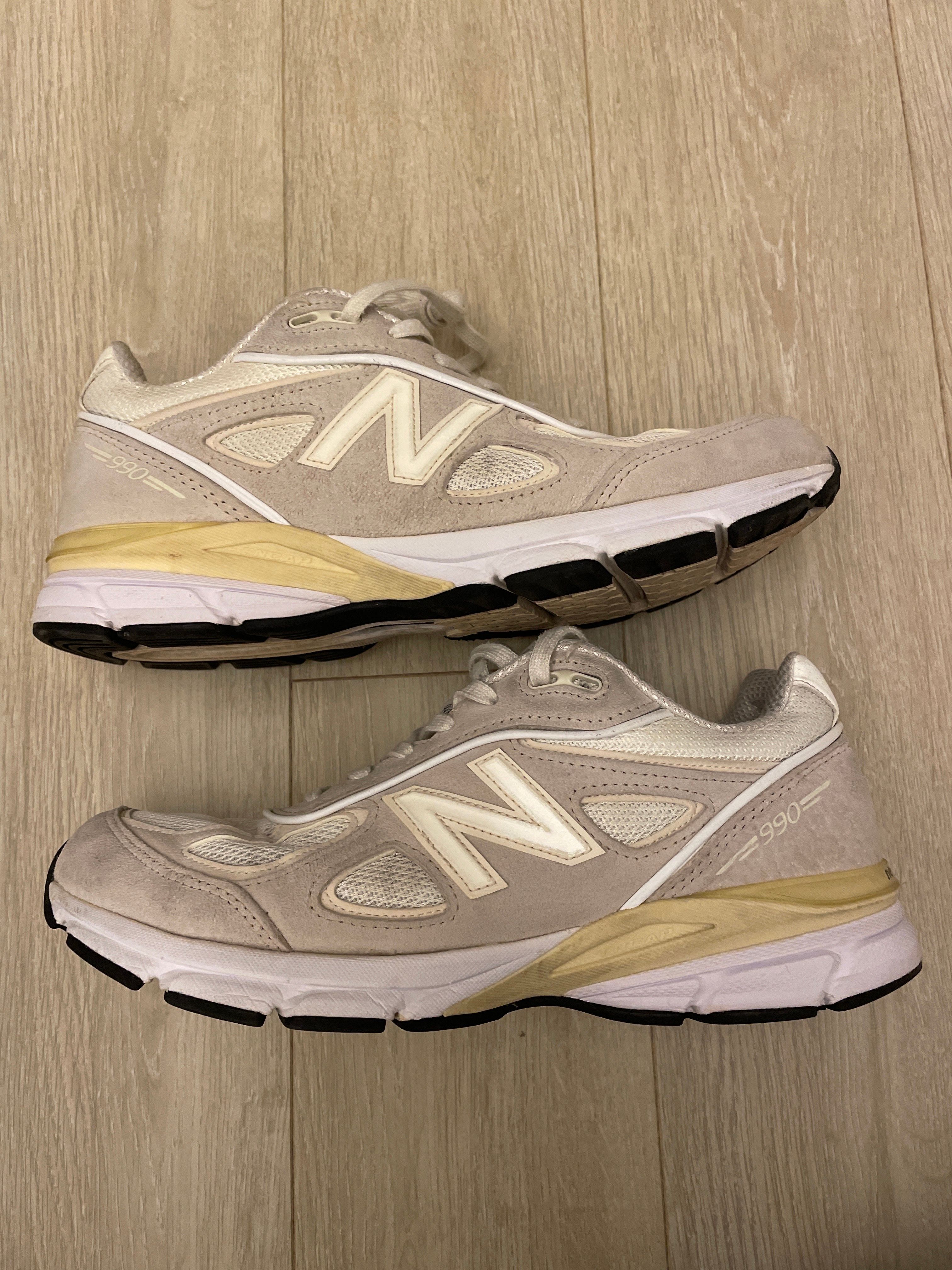 Stussy × New Balance 990V4 "Stussy Cream"