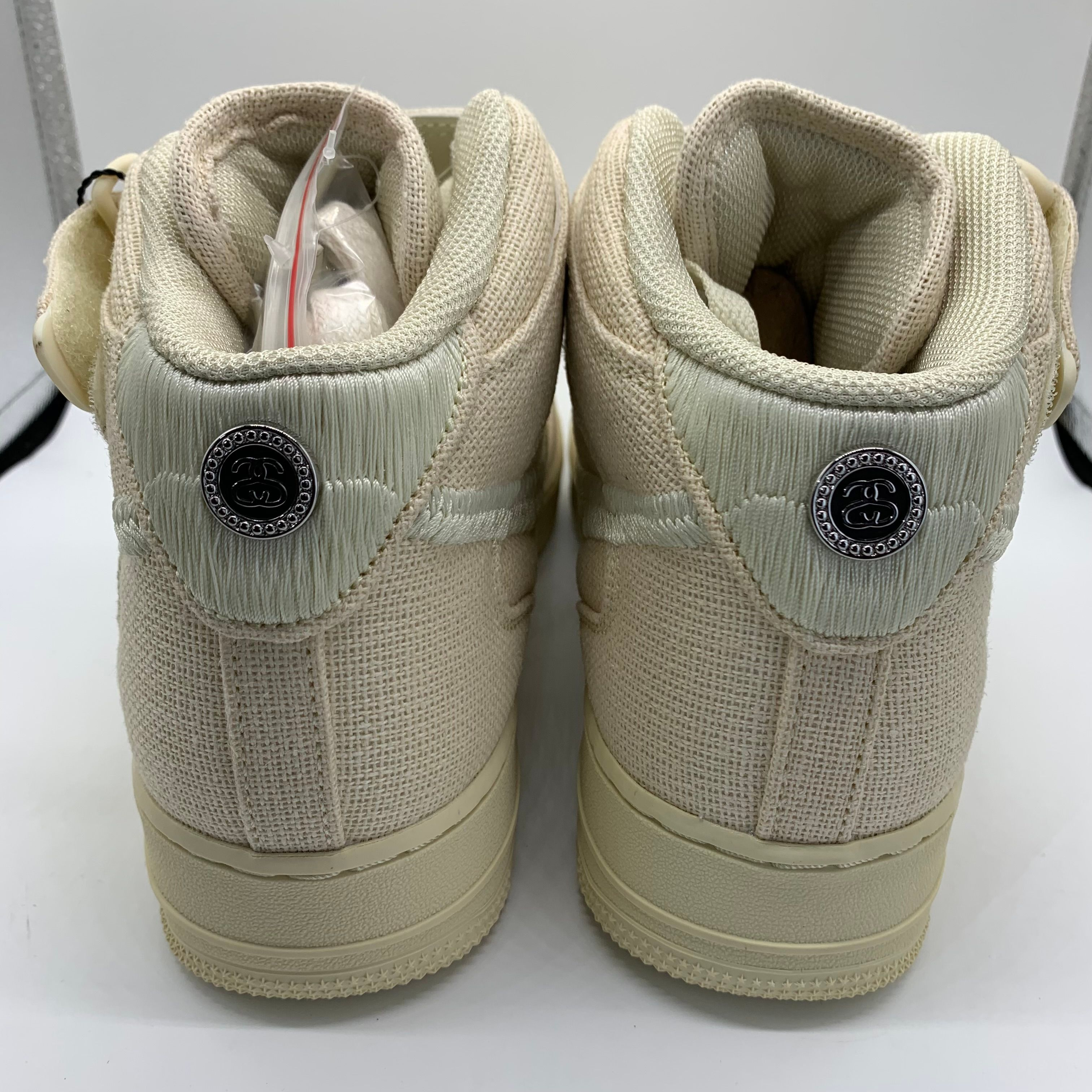 Stussy × Nike Air Force 1 Mid "Fossil Stone"