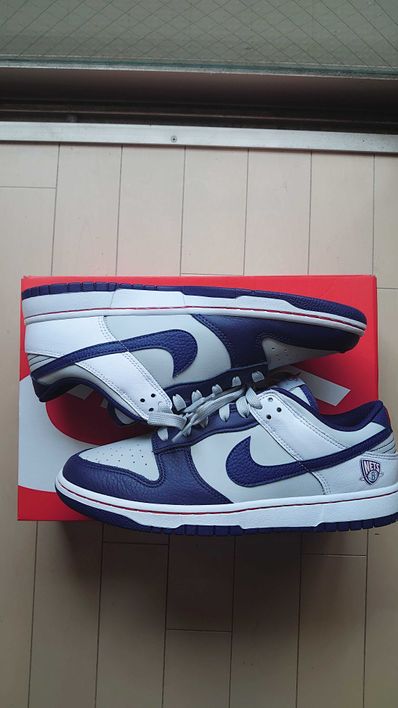 NBA × Nike Dunk Low EMB 75th Anniversary "Nets"