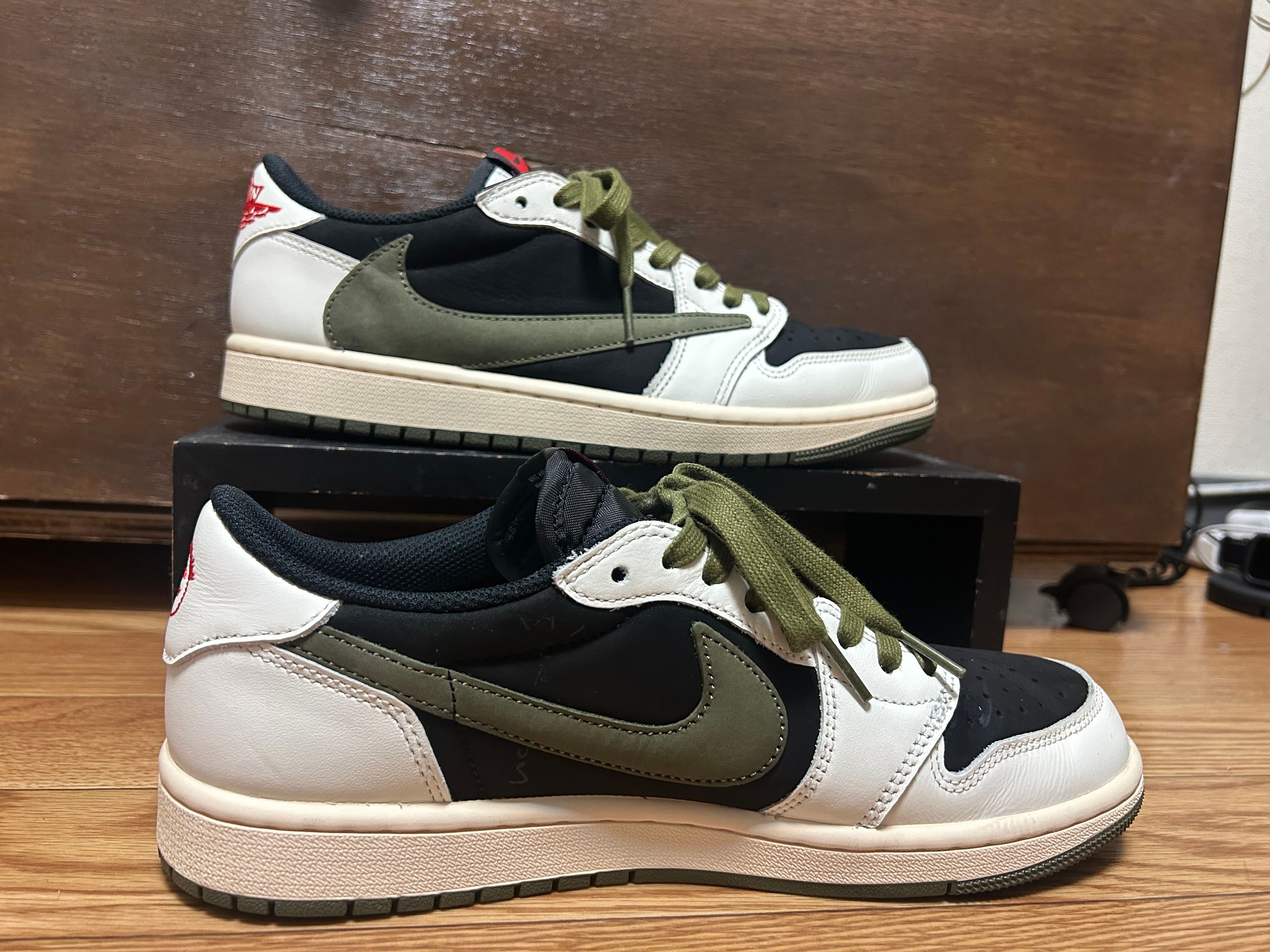 Travis Scott × Nike Women's Air Jordan 1 Low OG "Medium Olive"