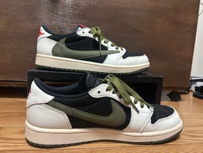 Travis Scott × Nike Women's Air Jordan 1 Low OG "Medium Olive"