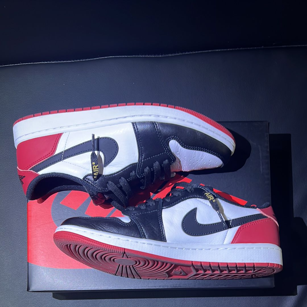 Nike Air Jordan 1 Retro Low OG "Black Toe"