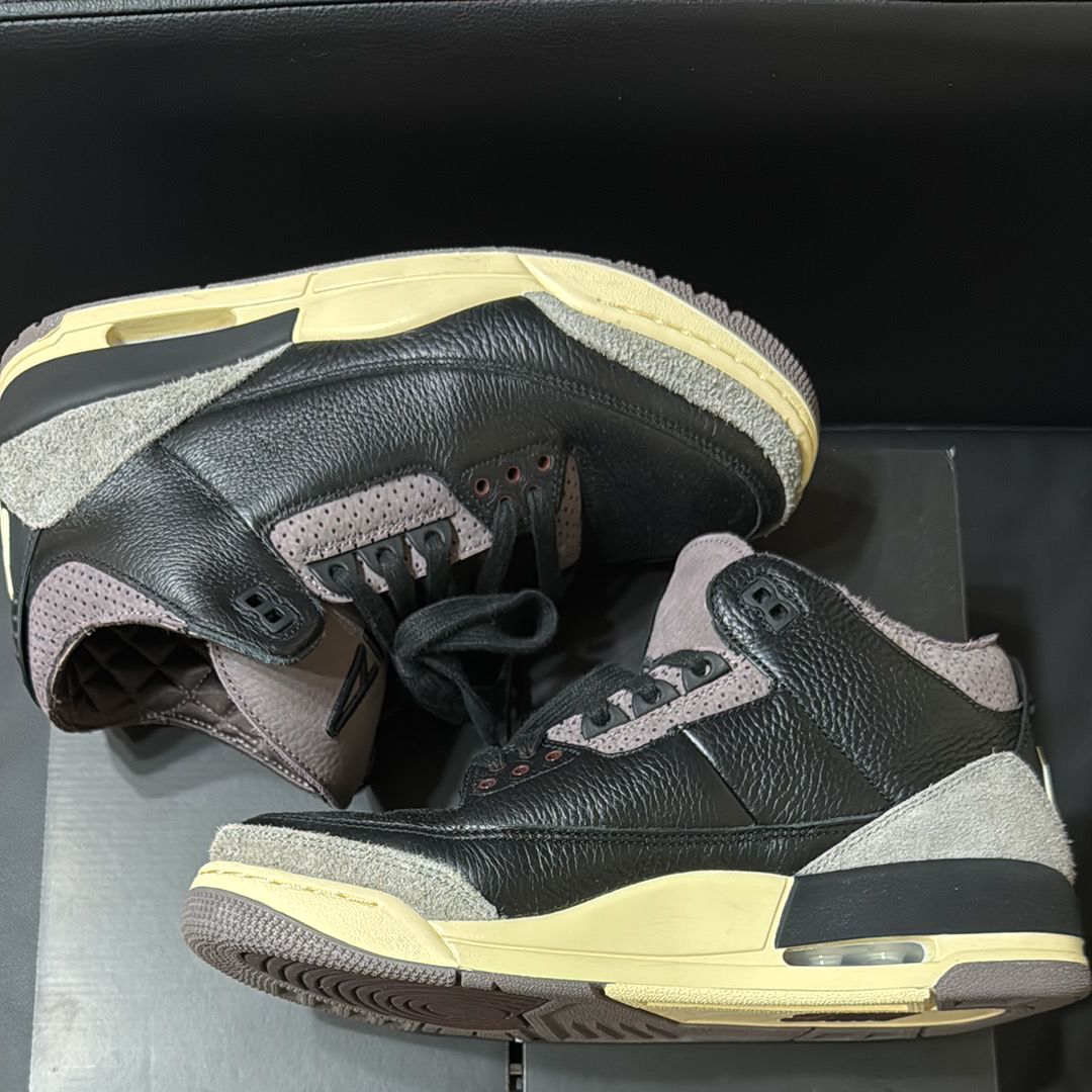 A Ma Maniere × Nike Women's Air Jordan 3 Retro OG SP "Black and Flat Pewter/WYWS"