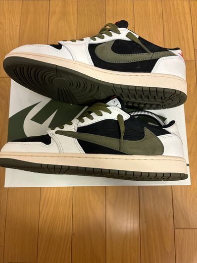 Travis Scott × Nike Women's Air Jordan 1 Low OG "Medium Olive"