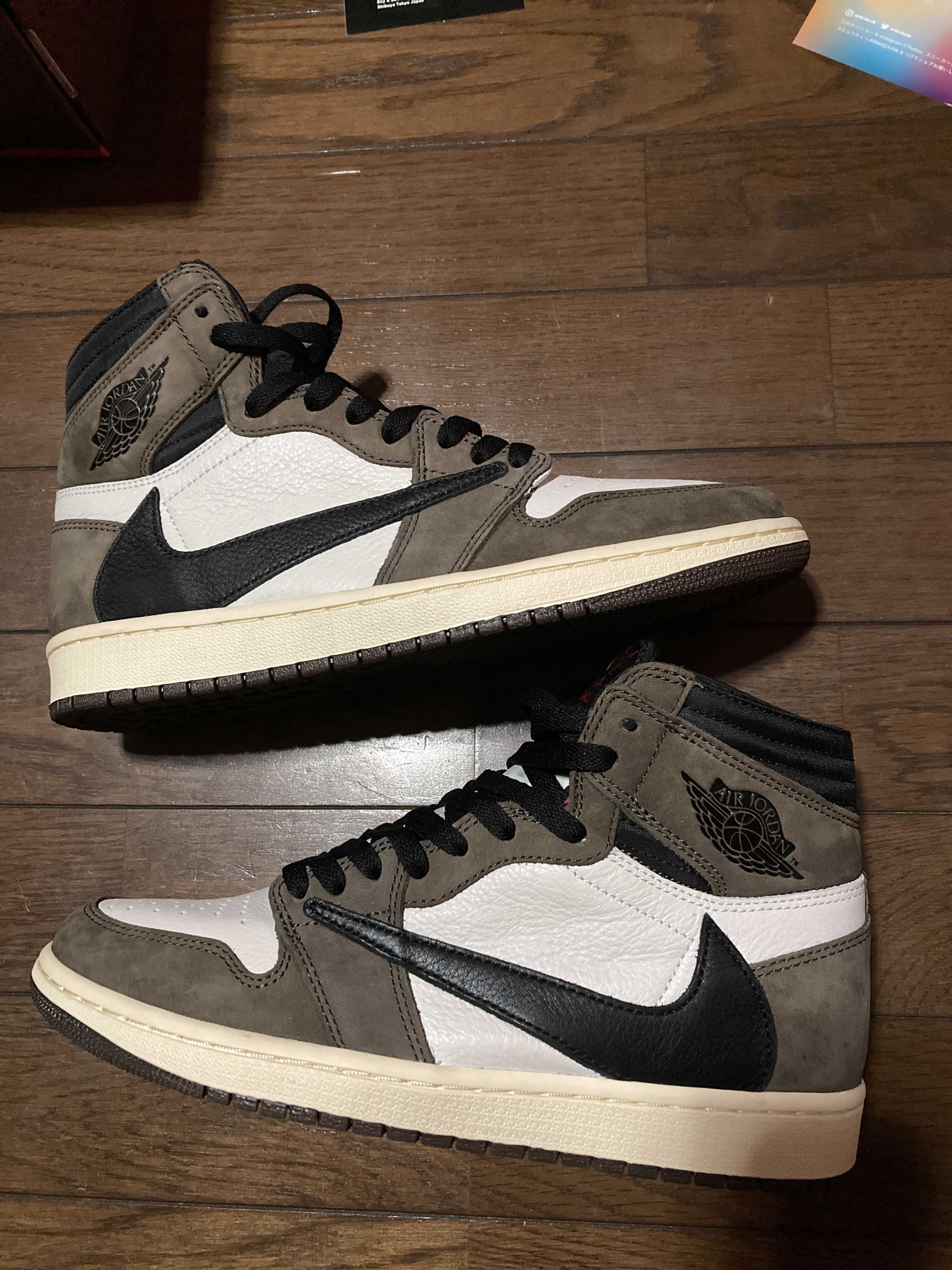 Travis Scott × Nike Air Jordan 1 Retro High OG TS SP "Sail/Dark Mocha"