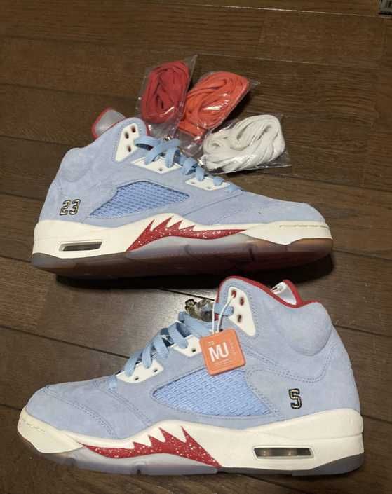 Trophy Room × Nike Air Jordan 5 JSP PACK "Ice Blue"