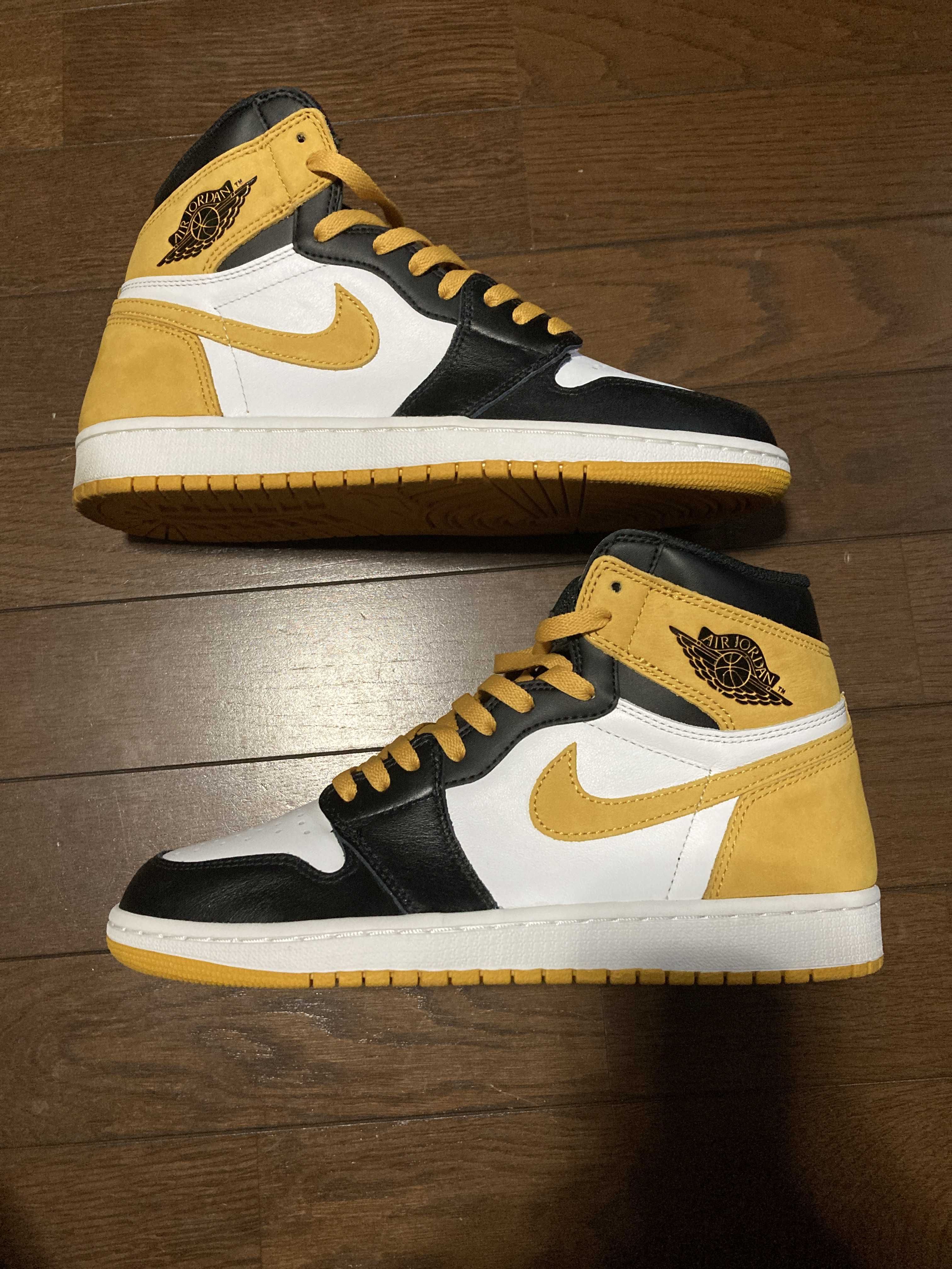Nike Air Jordan 1 Retro High OG "Black Toe/Yellow Ochre"