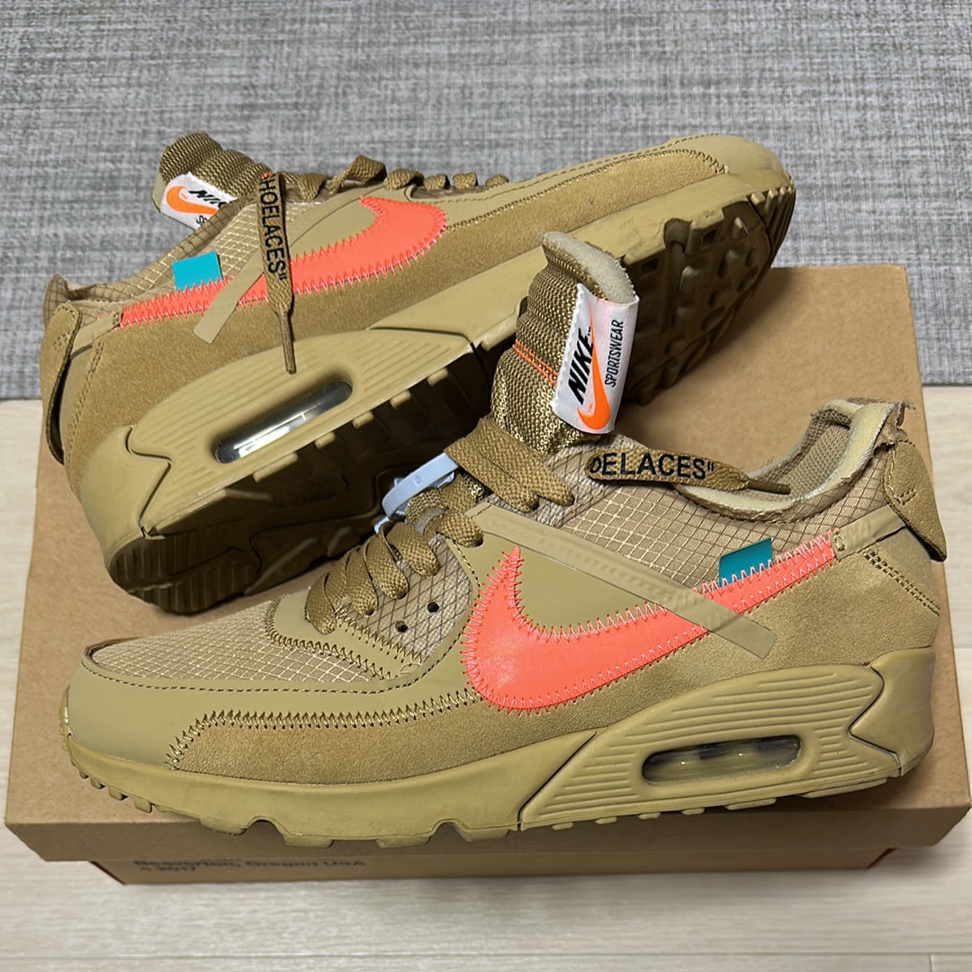 Off-White × Nike Air Max 90 "Desert Ore"