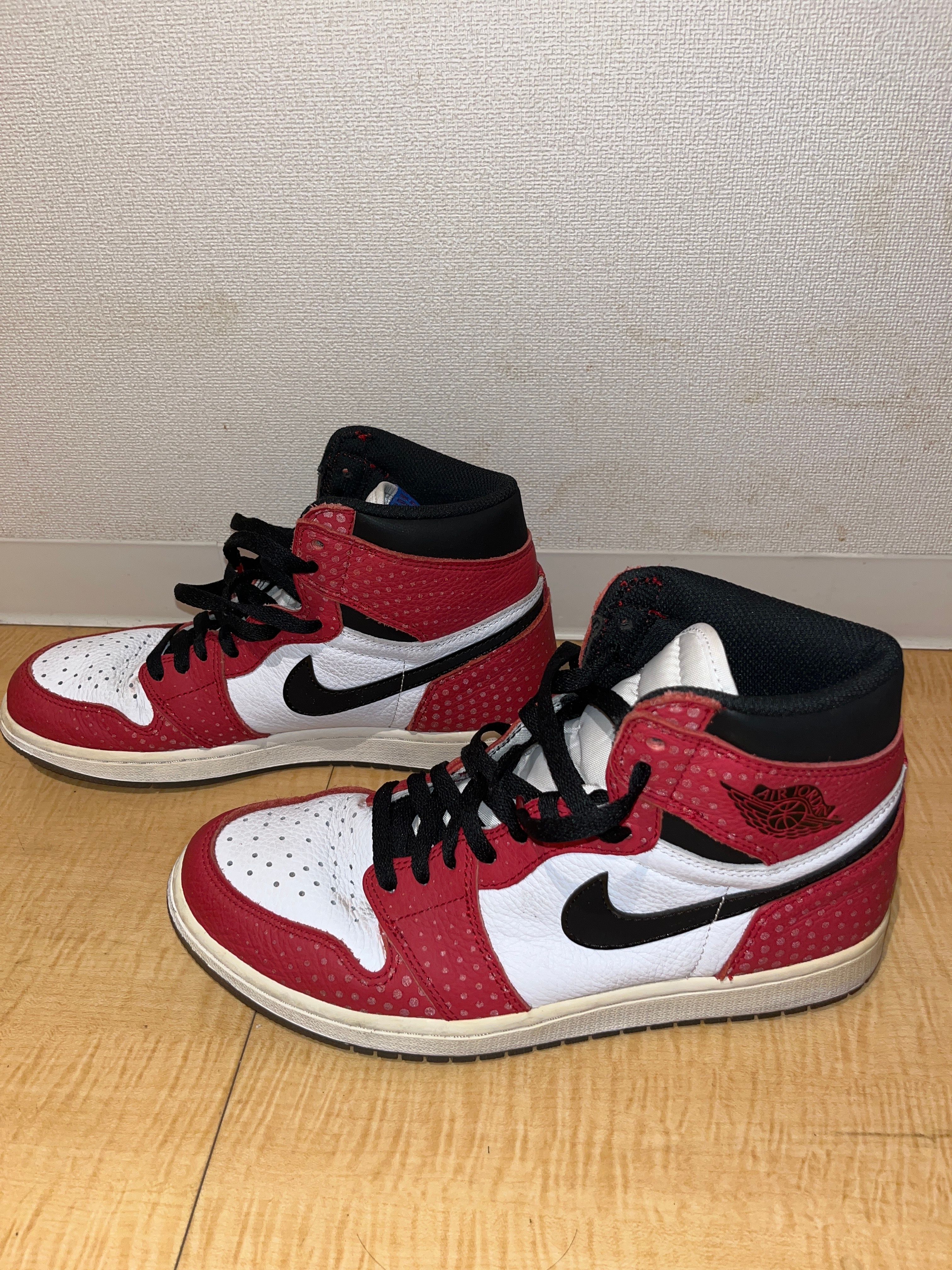 Spiderman × Nike Air Jordan 1 Origin Story "Gym Red/White/Photo Blue/Black"