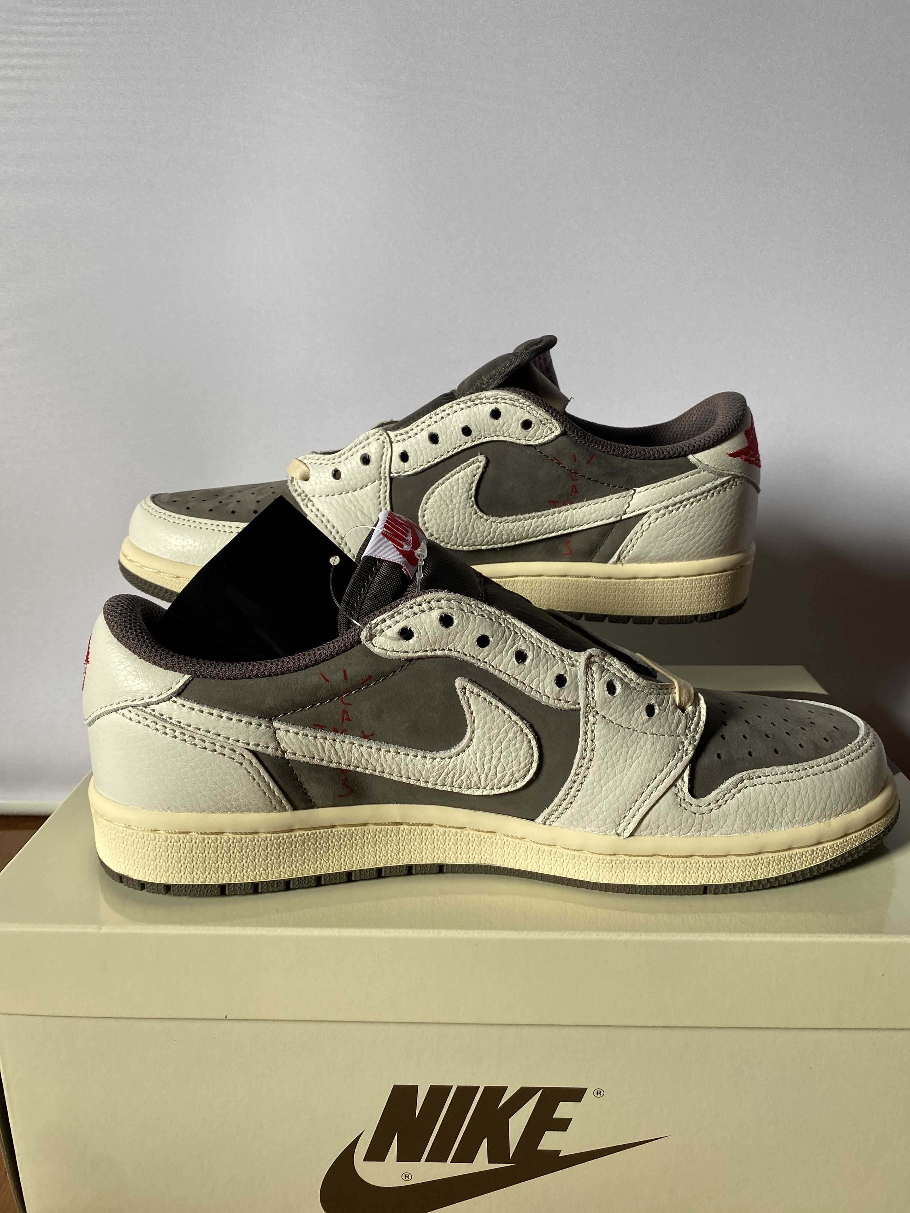 Travis Scott × Nike Air Jordan 1 Low OG SP "Reverse Mocha/Sail and Ridgerock"