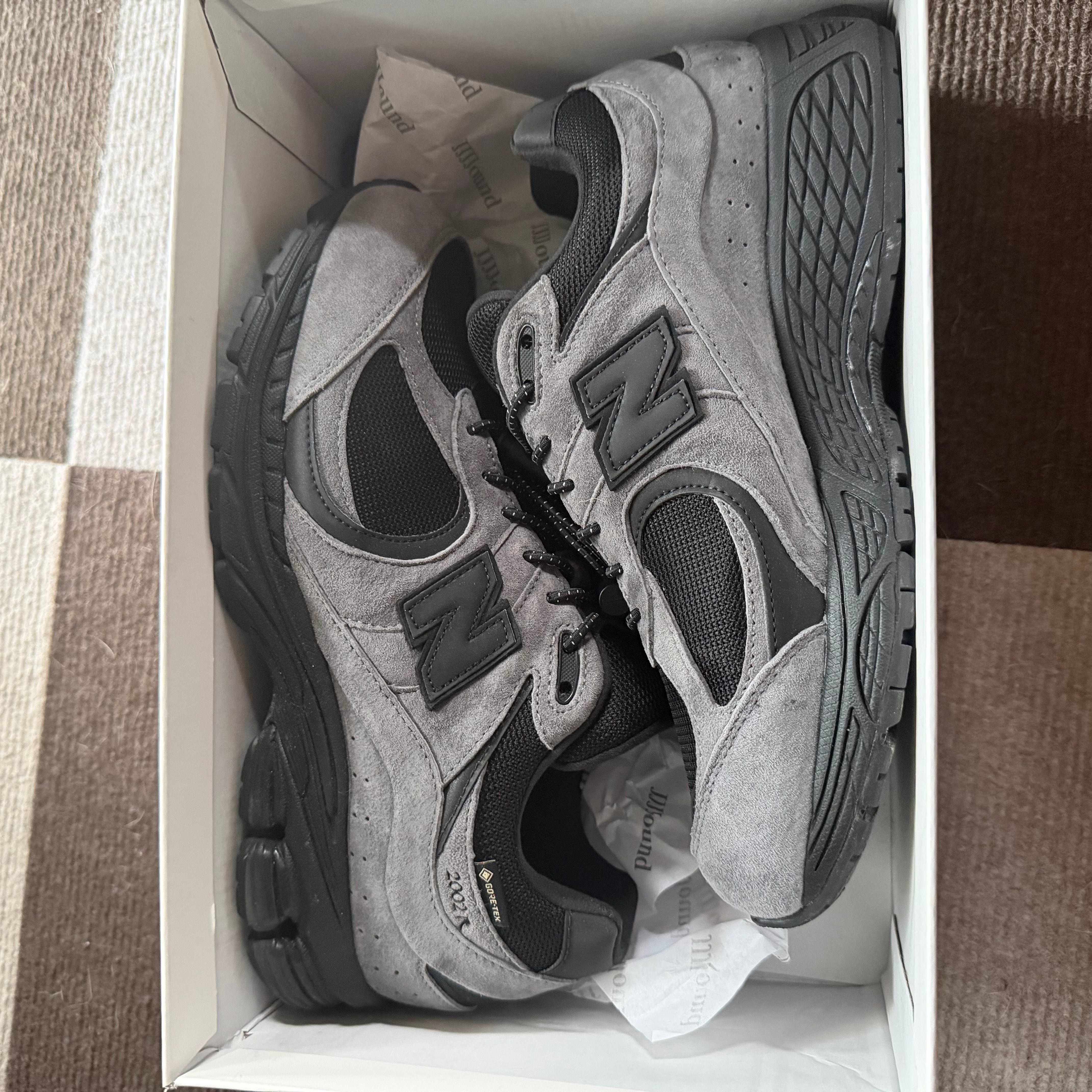 JJJJound × New Balance 2002R GORE-TEX "Charcoal" M2002RXZ