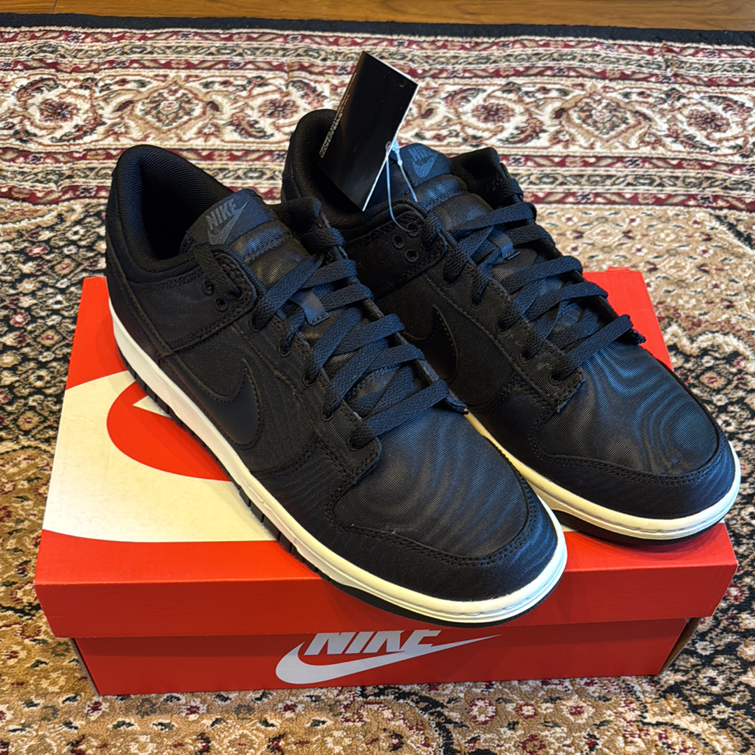 Nike Dunk Low Retro PRM "Black Canvas"