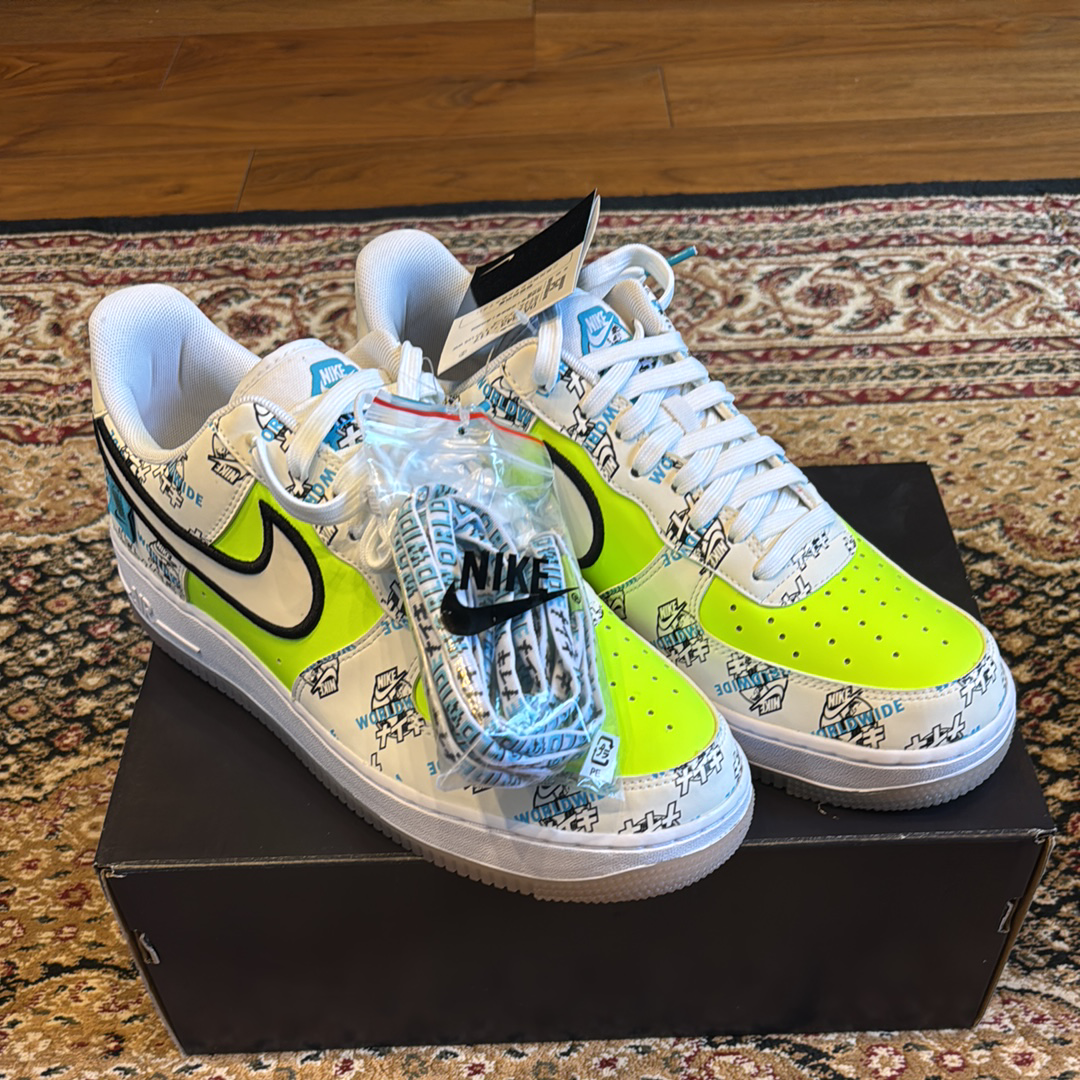 26cm 未使用　Nike Air Force1 ワールドワイドパック　カタカナ ナイキ ワールドワイドパック エアフォース1 ロー ホワイト 