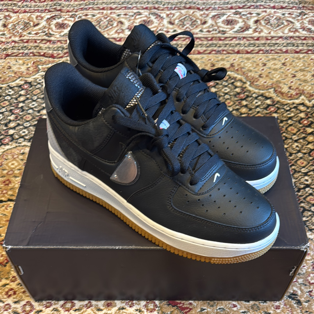 Nike Air Force 1 Low '07 "NBA Black Silver"
