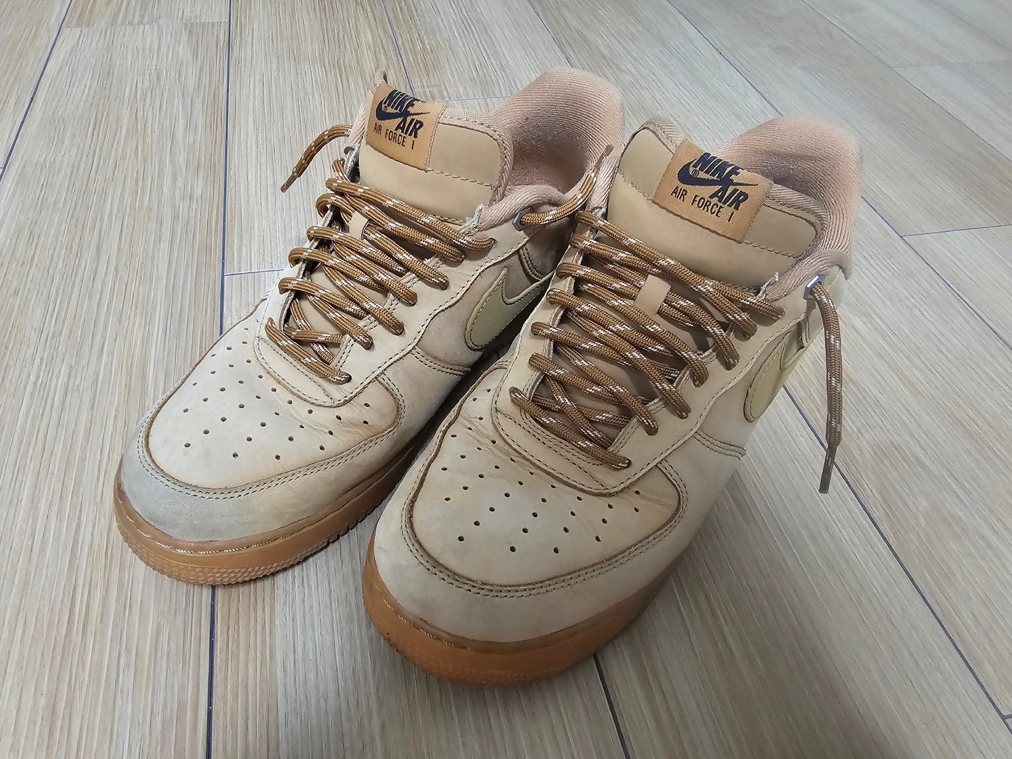 Nike Women's Air Force 1 '07 WB "Flax/Wheat Gum"