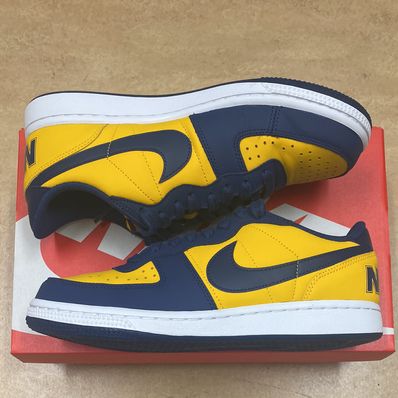 Nike Terminator Low "University Gold and Navy/Michigan"