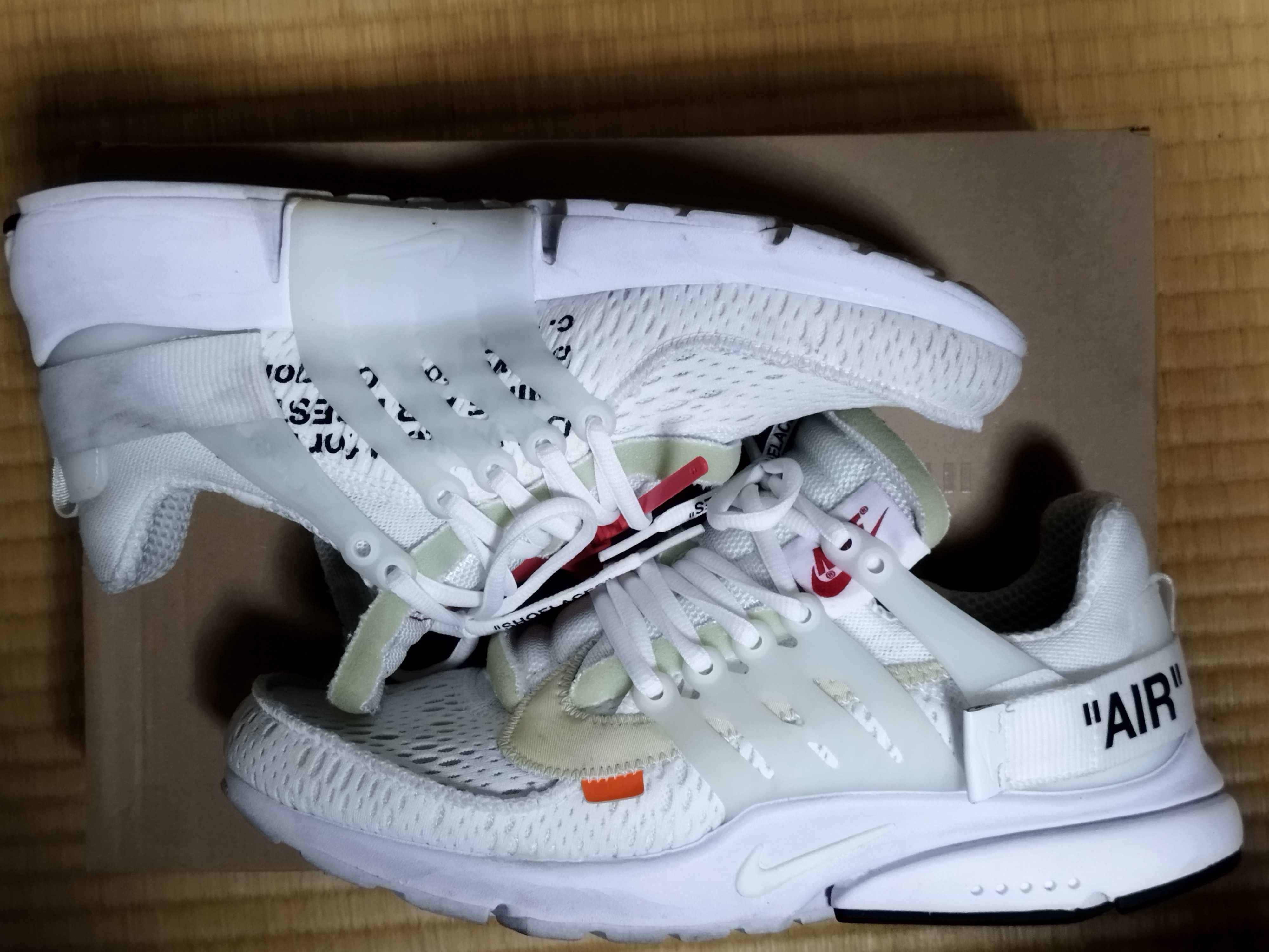 Off-White × Nike Air Presto "White/Black/Cone"