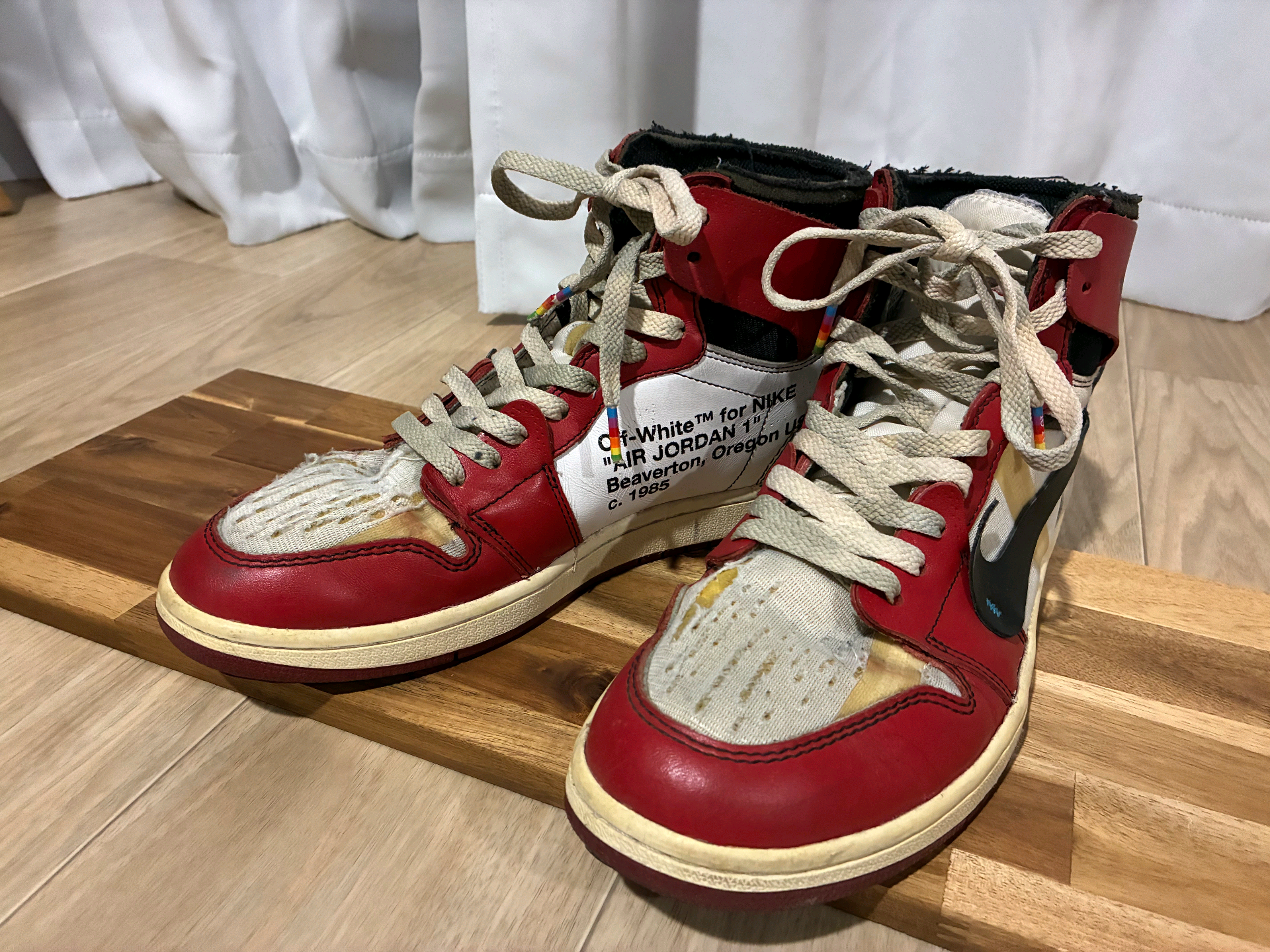 Off-White × Nike Air Jordan 1 Retro High The Ten "Chicago"