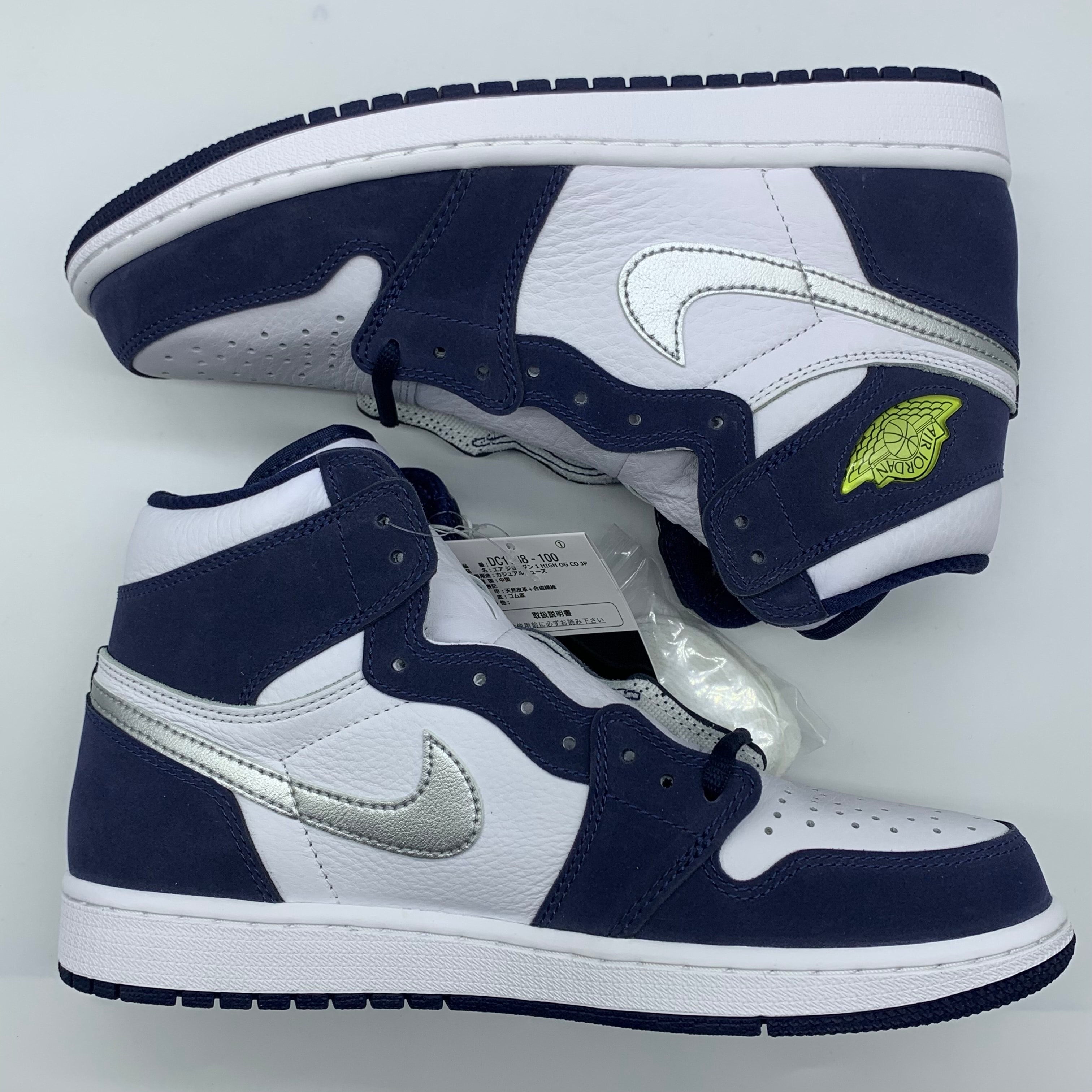 Nike Air Jordan 1 High OG CO.JP "White/Midnight Navy" (2020) (Standard Box)